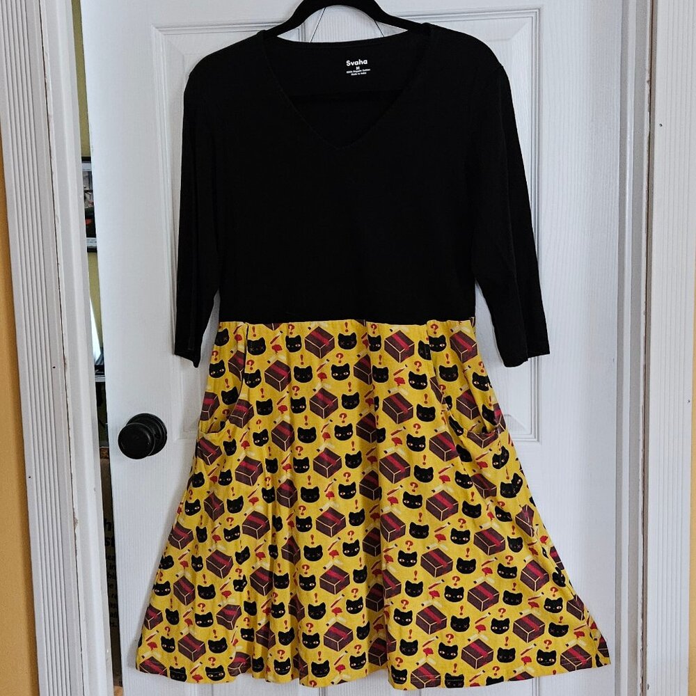 Svaha Schrödinger's Cat Fit & Flare Ada Dress Size M